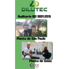 Certificação ISO 9001:2015 da empresa DILUTEC QUIMÍCA